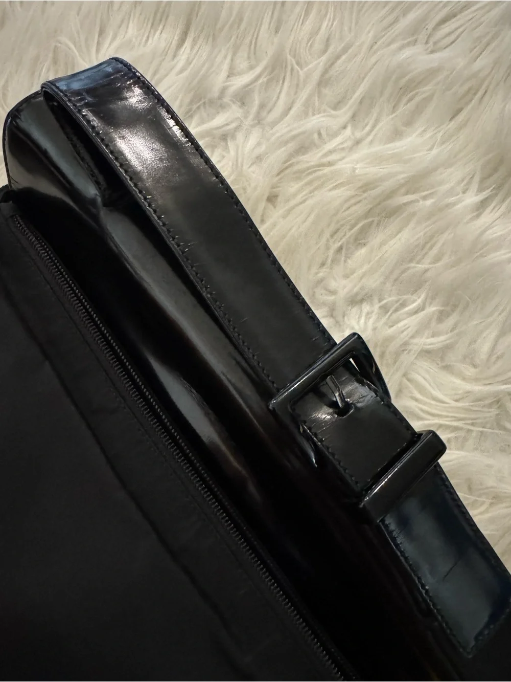 Prada tessuto spazzolato laptop bag - Picture 11 of 11